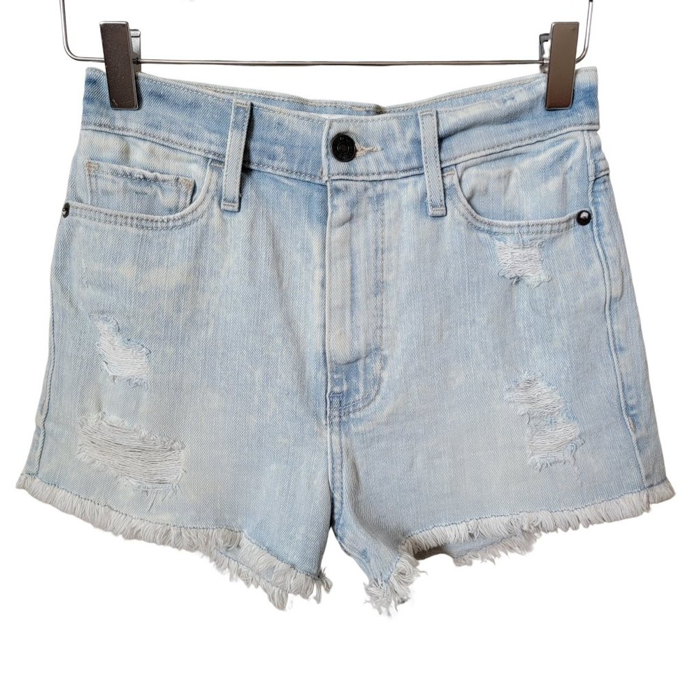 Abercrombie & Fitch Distressed Acid Wash Cutoff Denim Jean Shorts - Picture 1 of 15